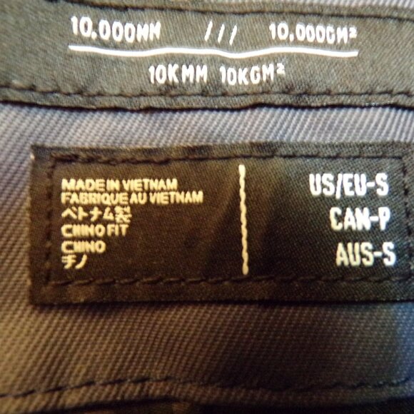 Volcom True To This Snowboarding Ski Pants Men's S Gray 10,000MM Chino Fit - Picture 6 of 10